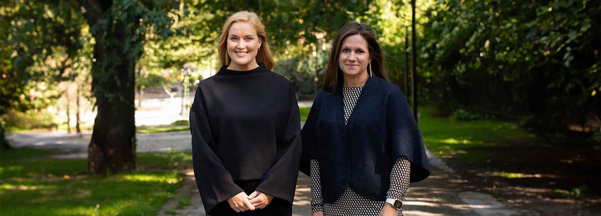 Elin Fornbrandt, expert inom boendeekonomi och Helena Bornevall, senior ekonom.