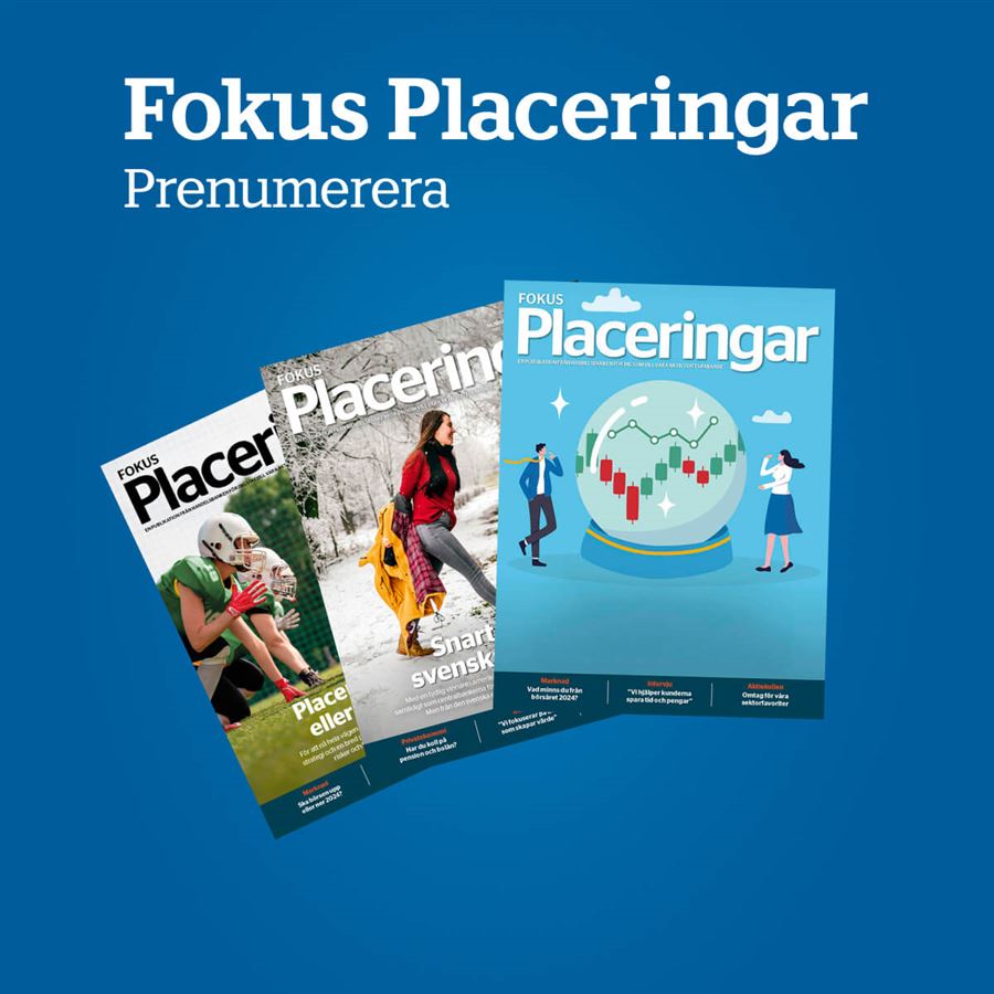 Några nummer av magasinet Fokus Placeringar